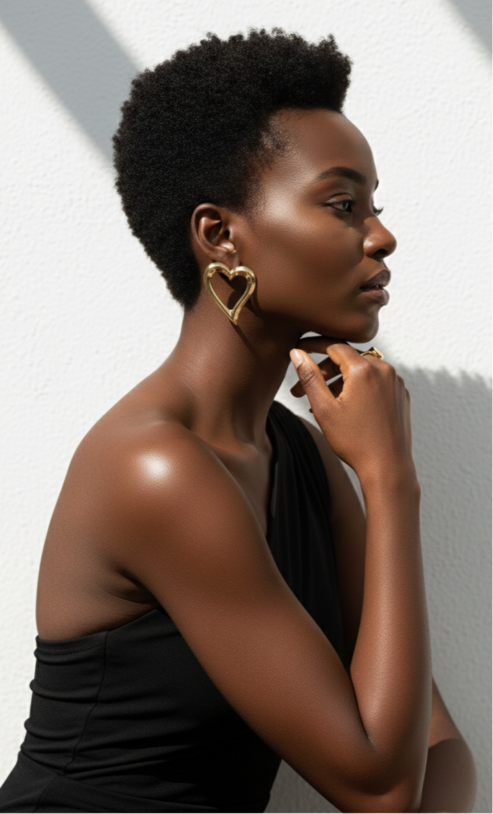 Amour Open-Heart Studs