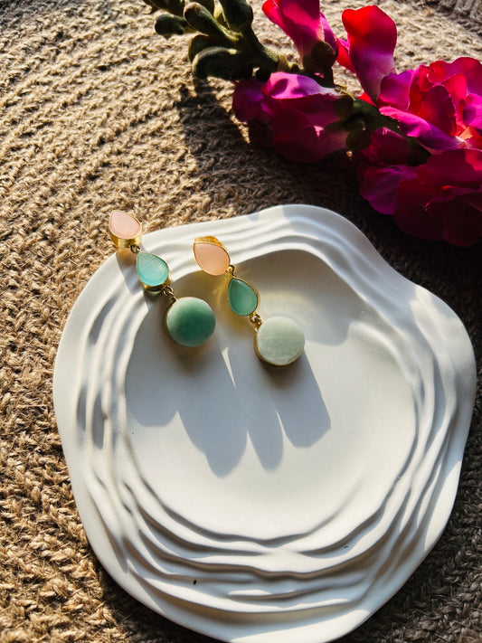 Trinity Raw Drops - Earrings
