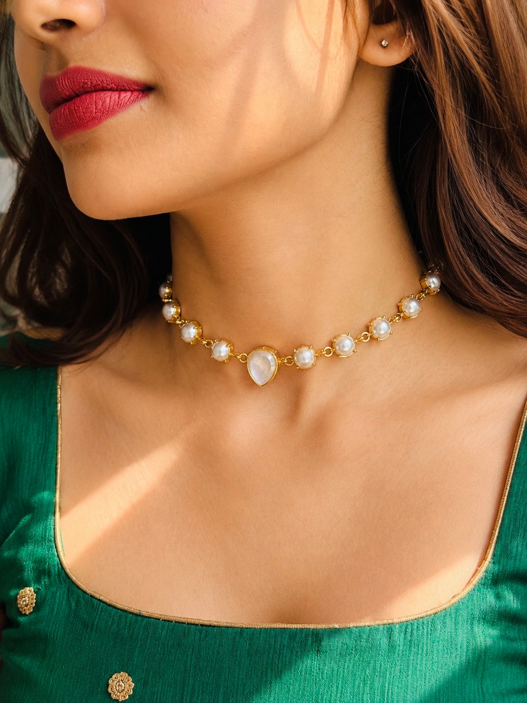 Luna Pearl Grace Necklace