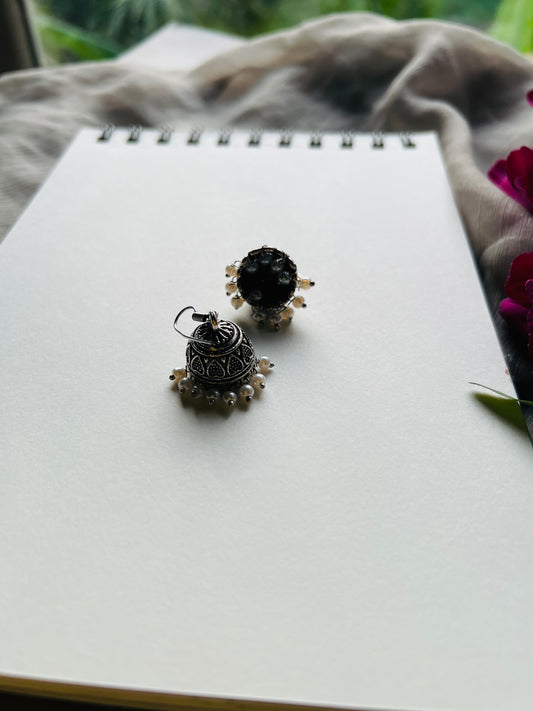 Chandrika Pearl Jhumkis