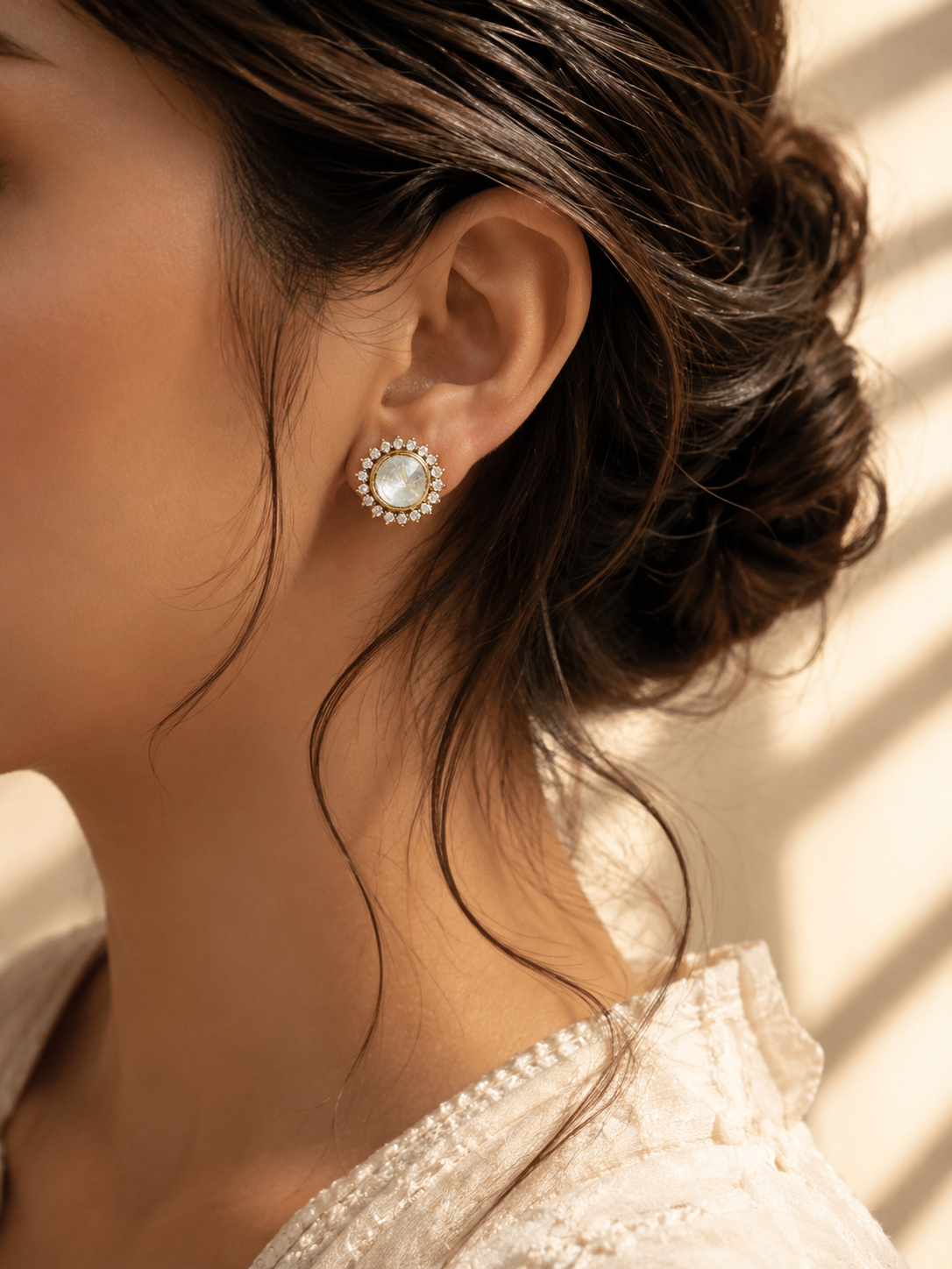 Moonlit Halo Studs