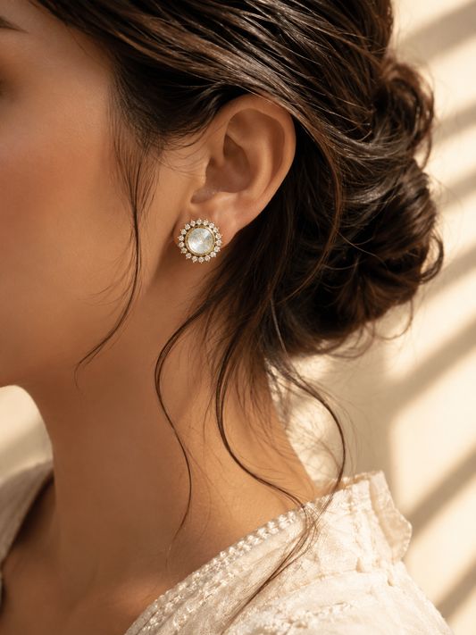 Moonlit Halo Studs