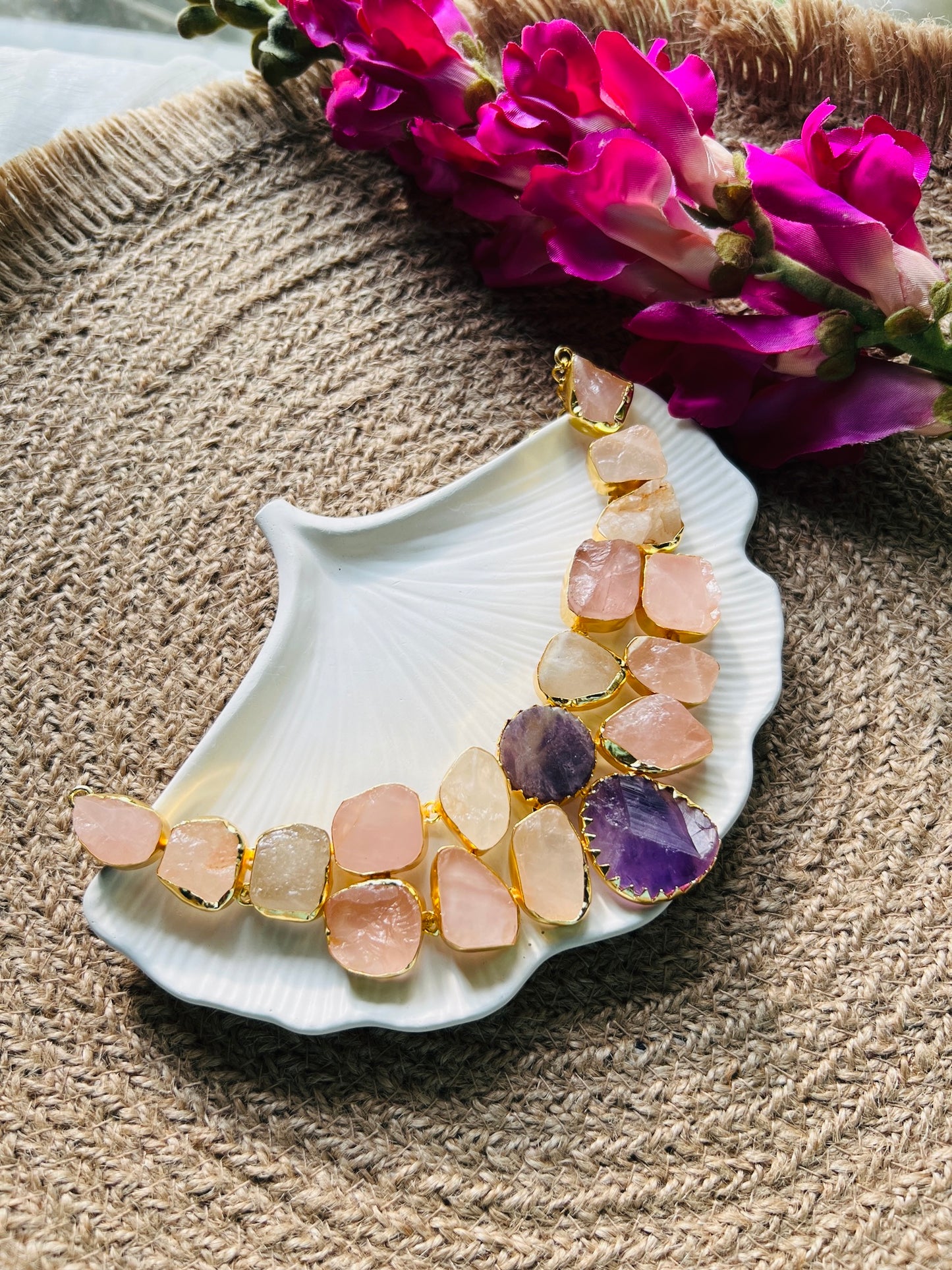 Blush Prism Neckpiece