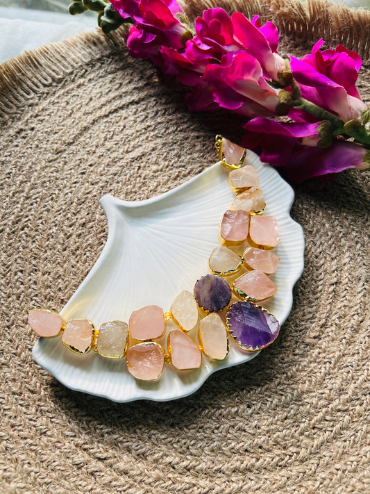 Blush Prism Neckpiece