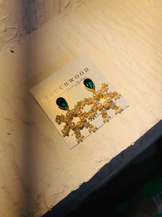Fleur Drops Earrings