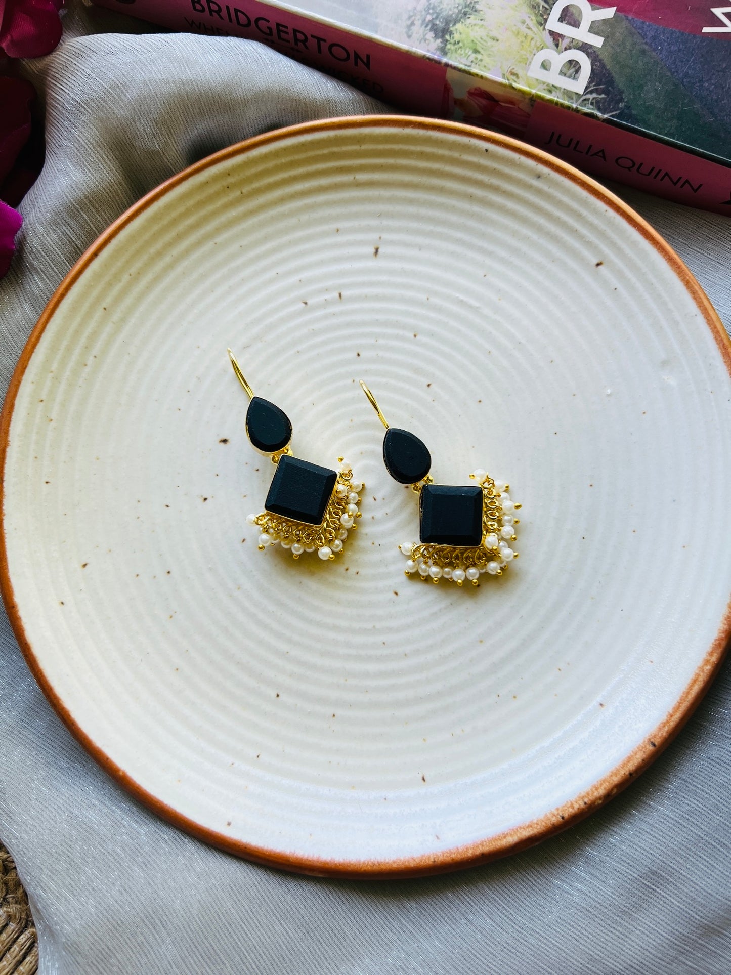 Luna Drape Hoop Earrings