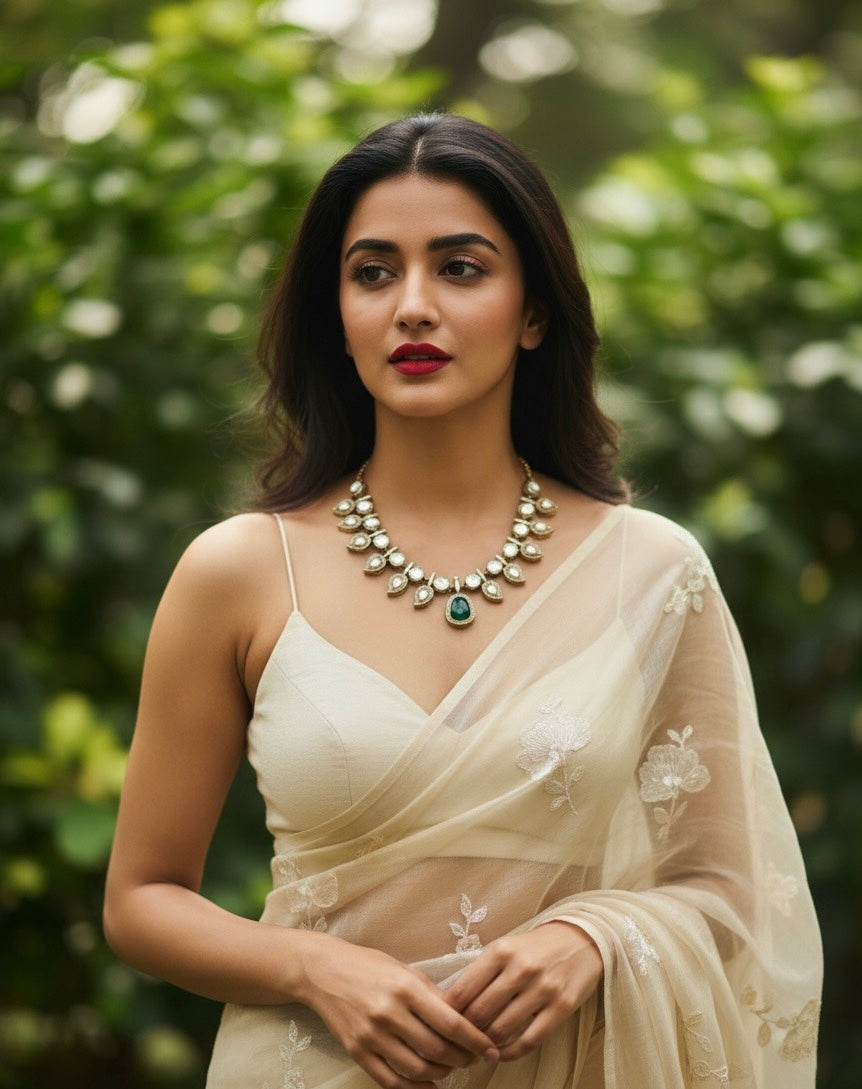 MOISSANITE MANGO STONE NECKLACE