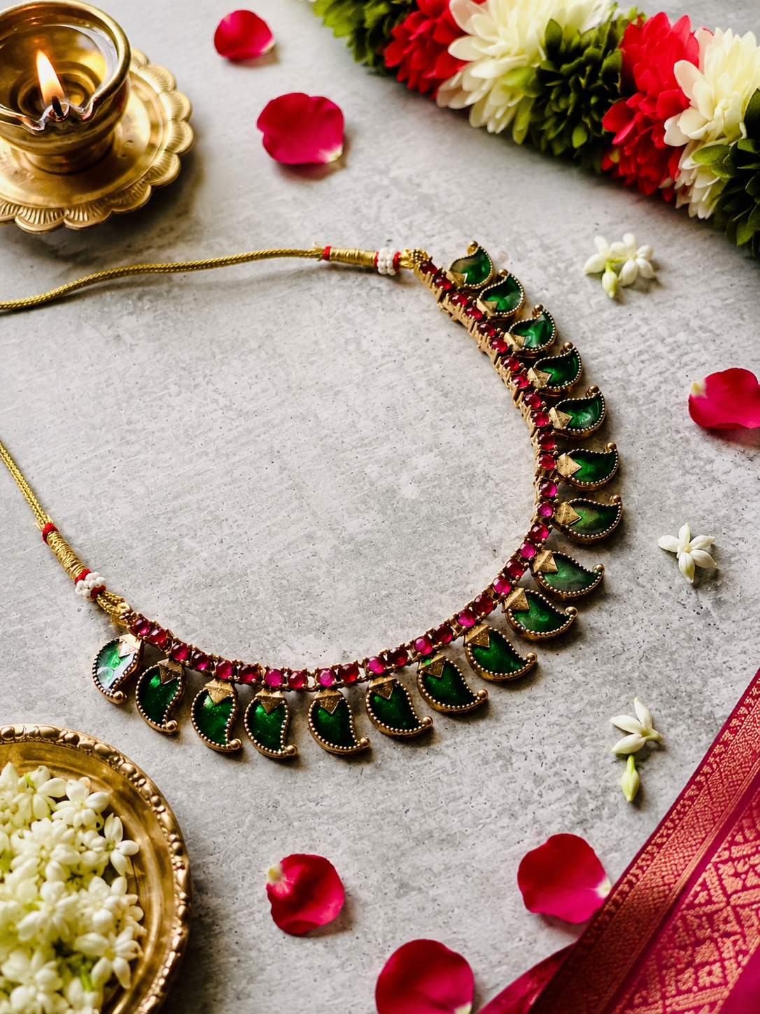 Manjari Pachila Necklace
