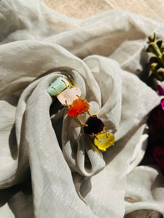 Elara Natural Stone Bangle - bangles