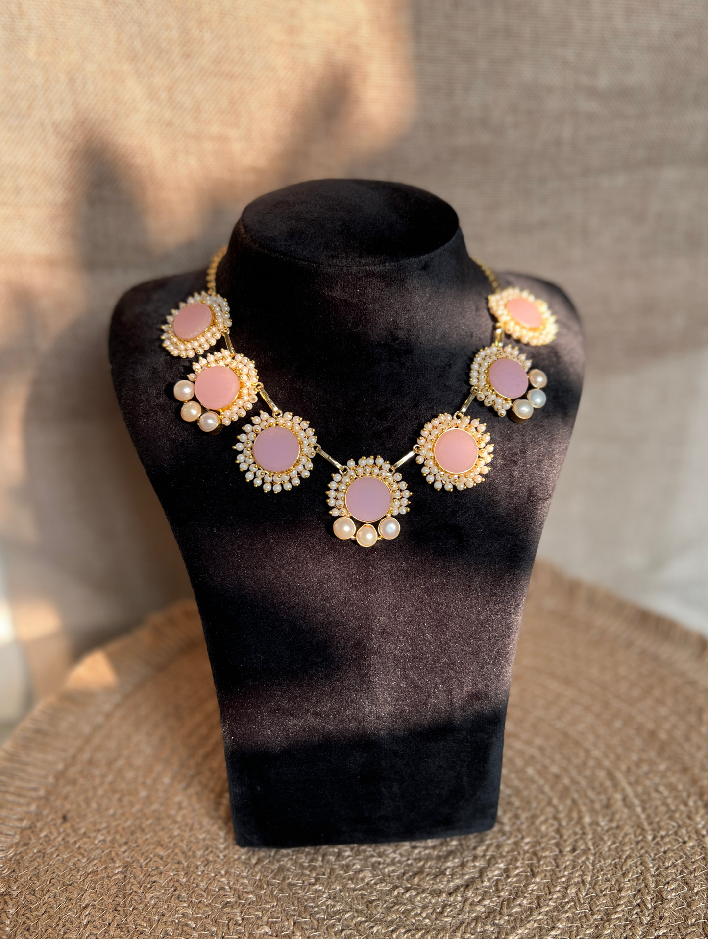 Blush Pearl Harmony Neckpiece - Neckpiece