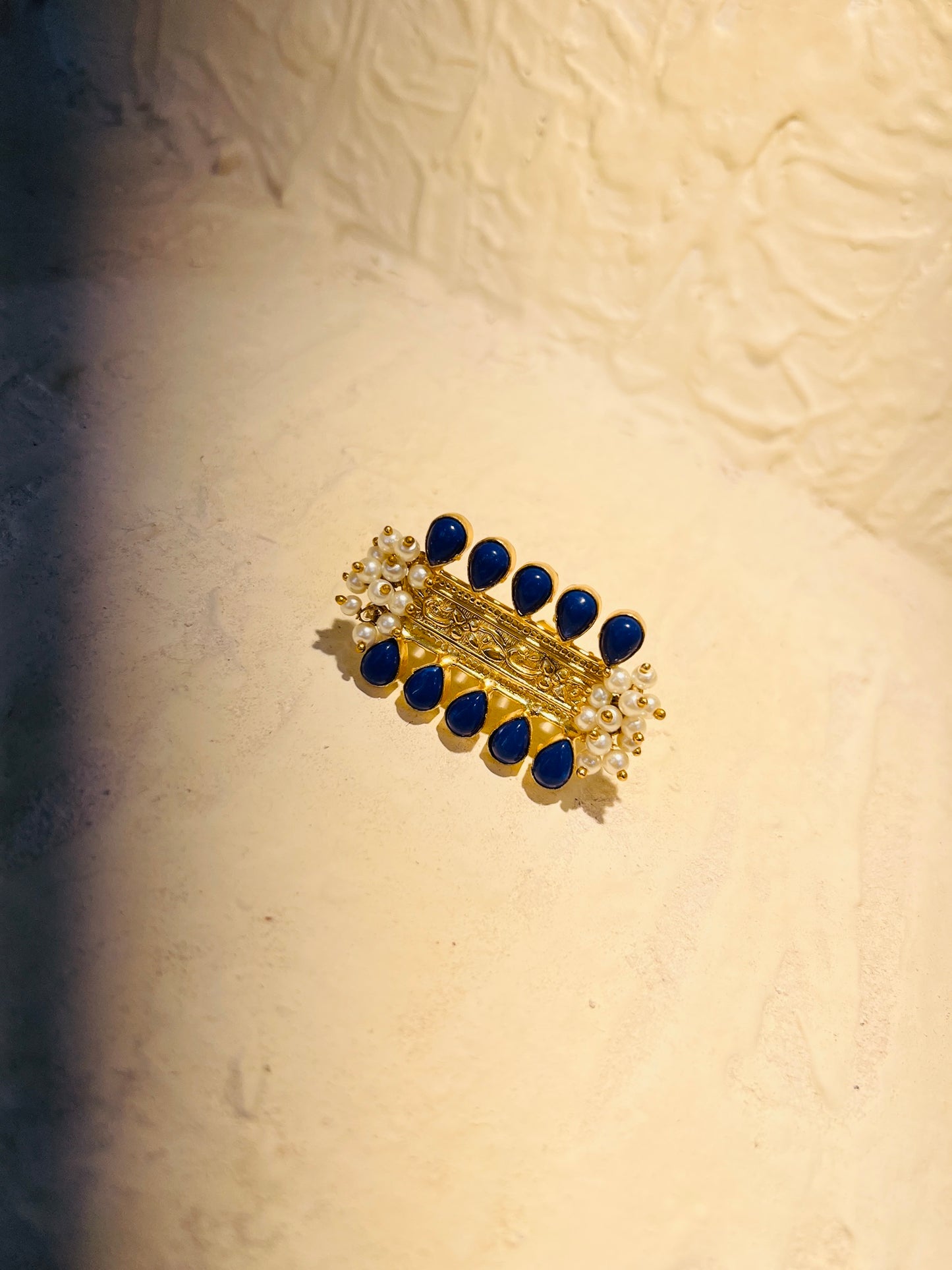 Sapphire Pearl Ring