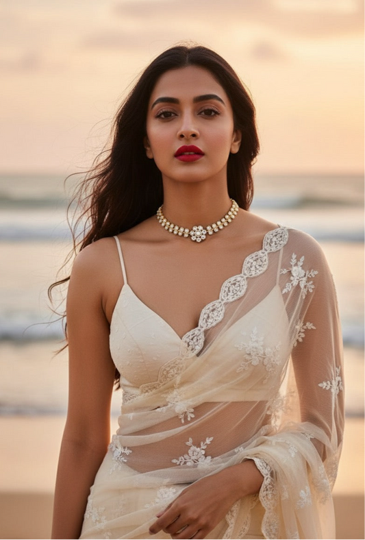 Moonlit Moissanite Choker