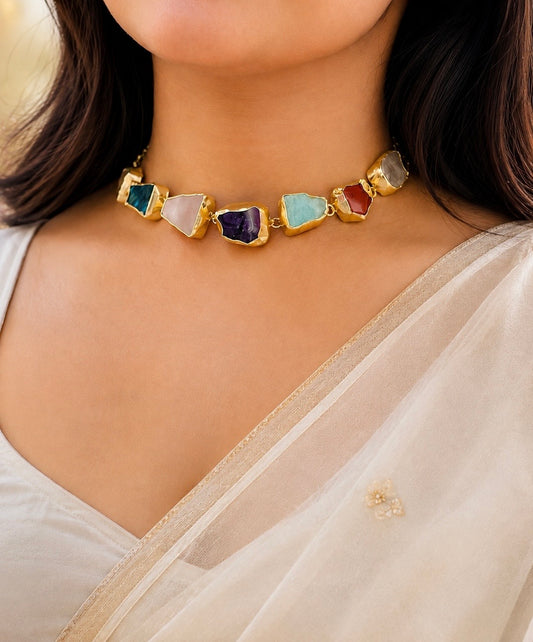 Anaya Natural Stone Choker