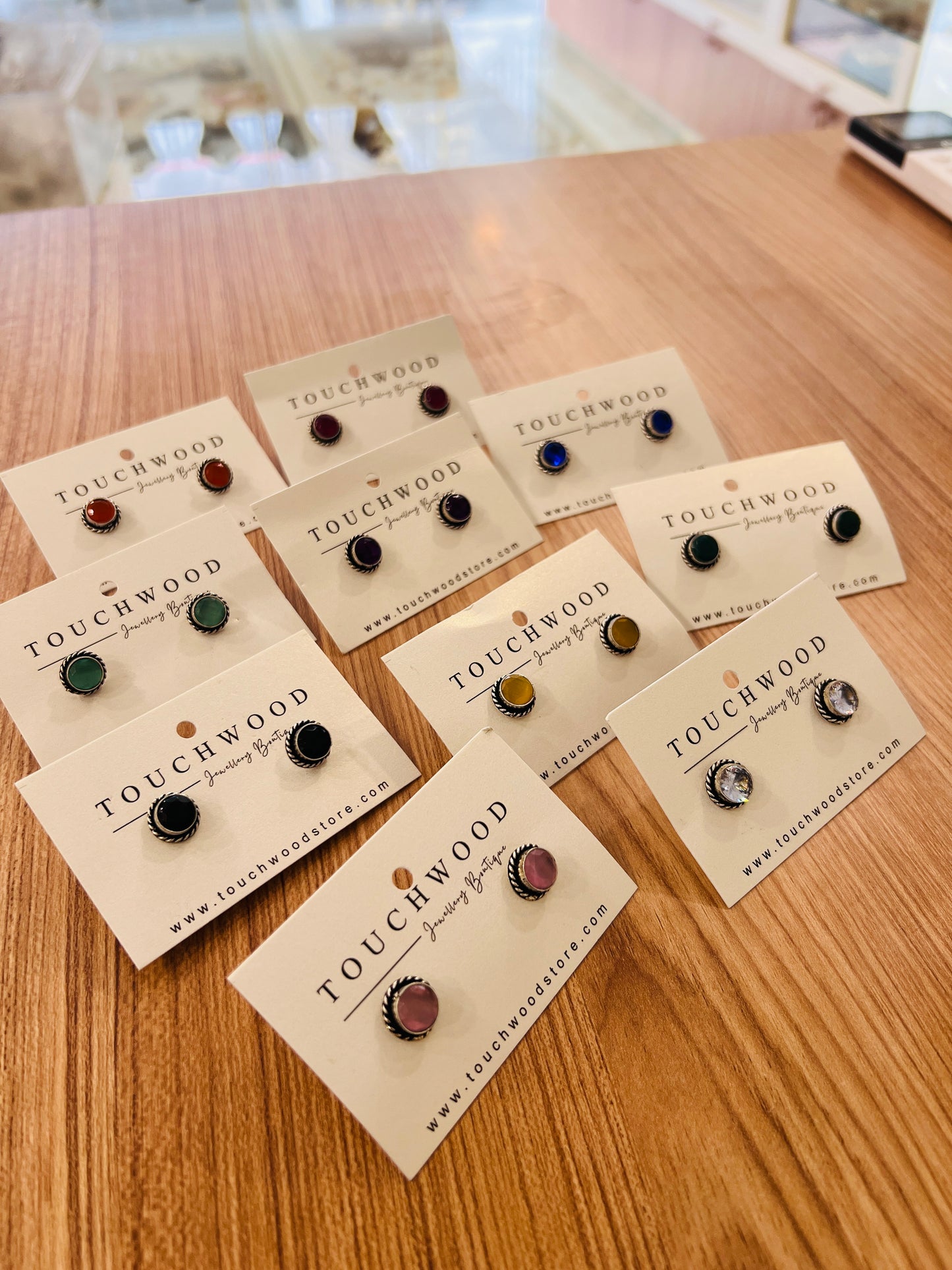 Aurora Stone Studs
