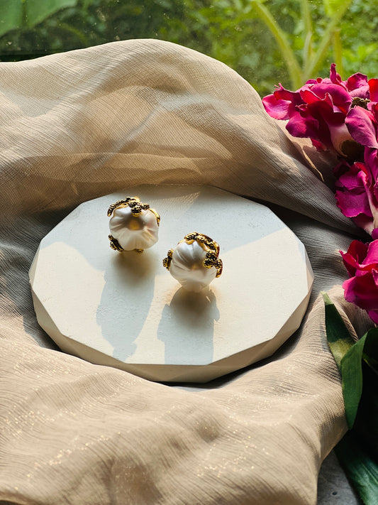 Florina Pearl Bloom Stud Earrings