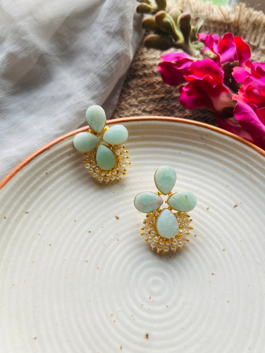 Ethereal Gem Studs - Earrings