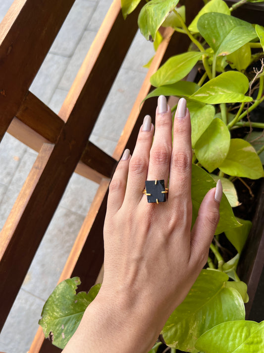Wild Black Ring - rings
