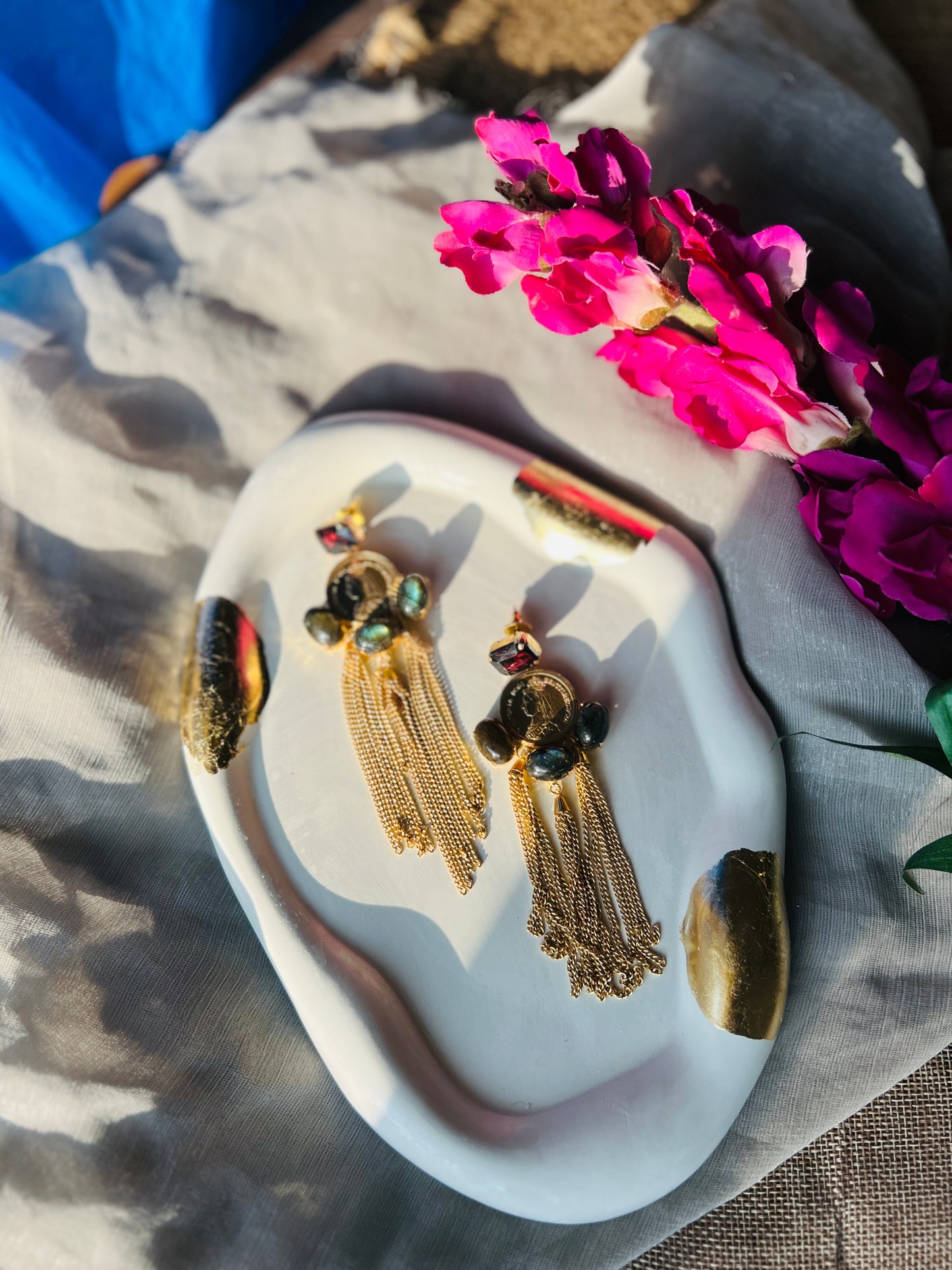 Noir Eclipse Tassel Drops