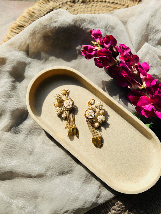 Kusum Pearl Cascade Earrings