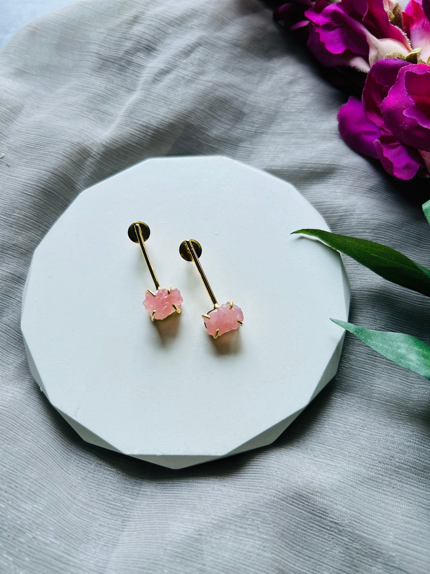 Candy Stone Minimal Earrings