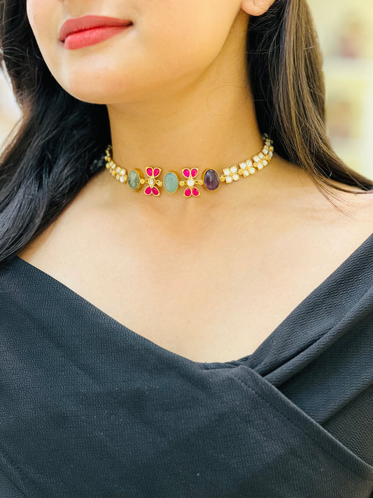 Rosé Monarch Choker