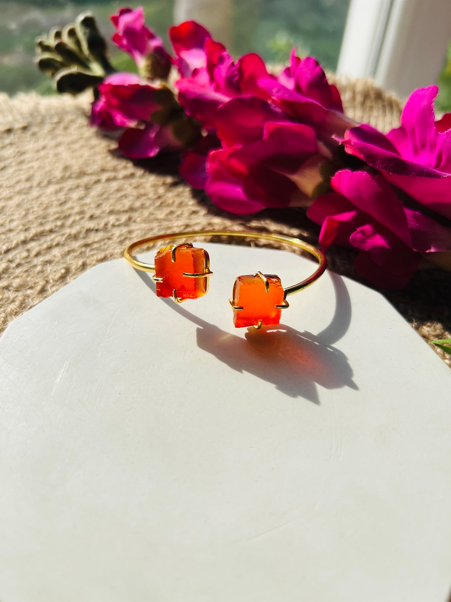 Candy Stone Cuff Bangle Collection
