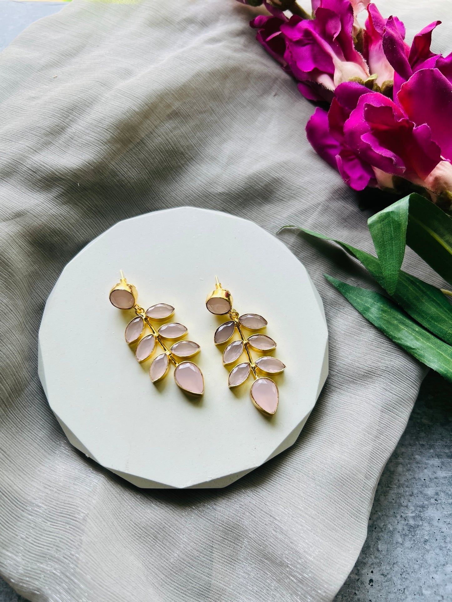 Leaf Cascade Earrings