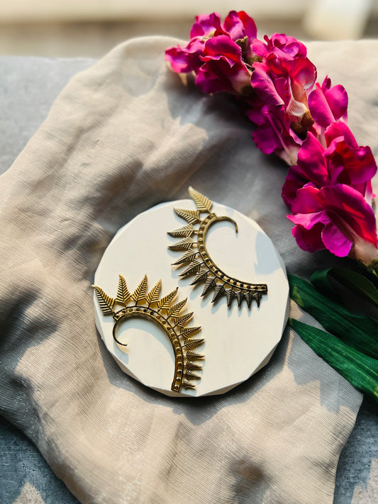 Fern Bloom Ear Cuffs