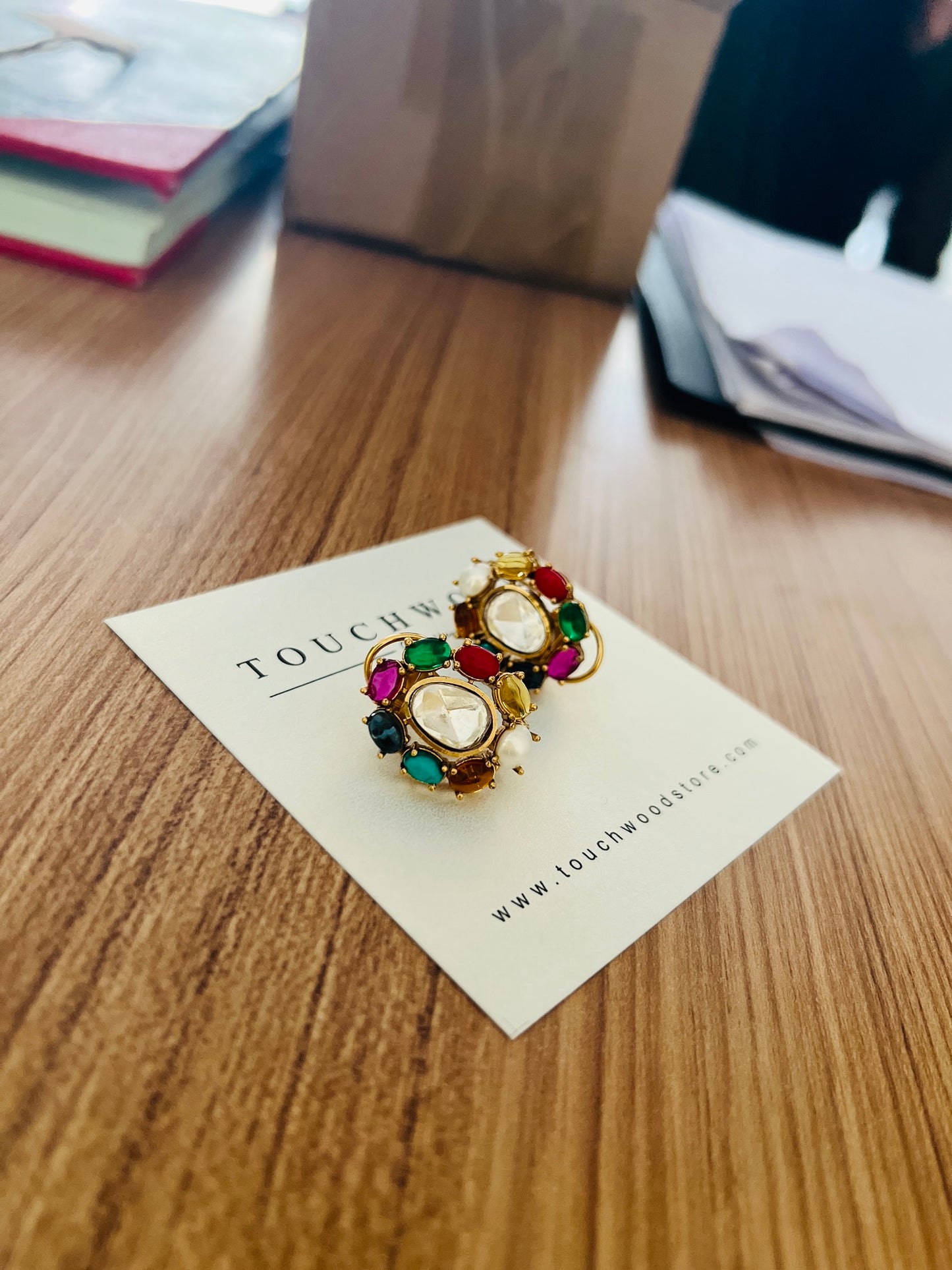 Navratna Bloom Studs