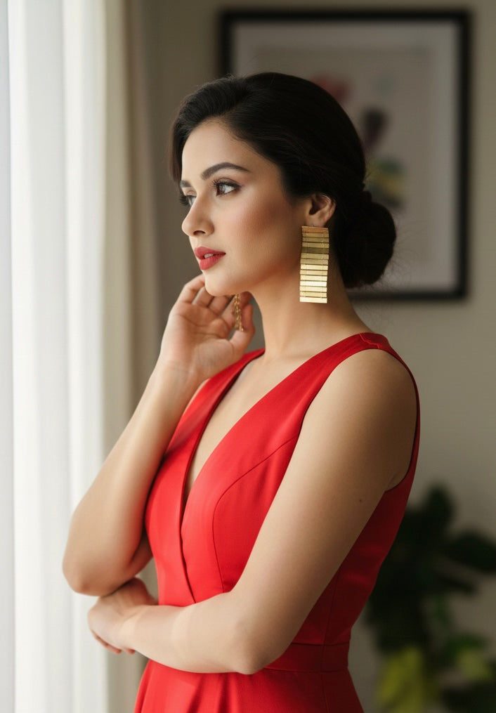 Golden Cadence Earrings