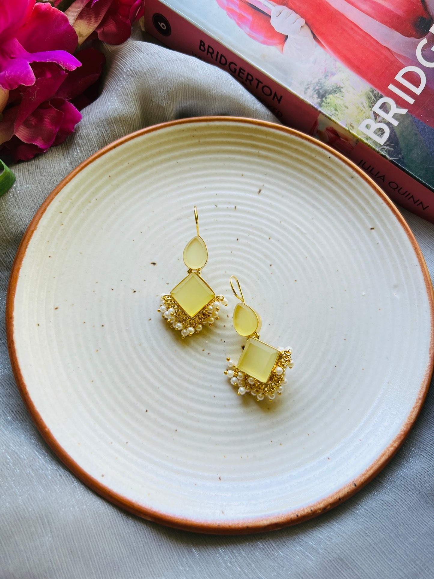 Luna Drape Hoop Earrings