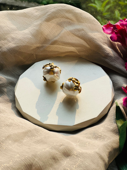 Florina Pearl Bloom Stud Earrings