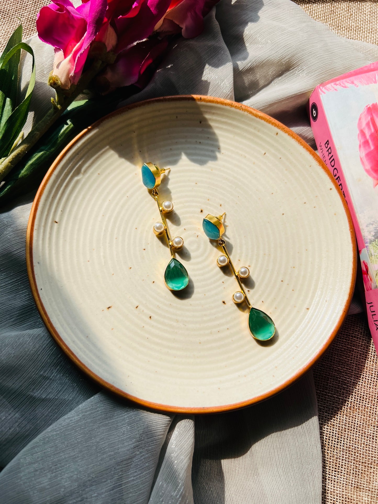 MoonAura Luxe Long Earrings