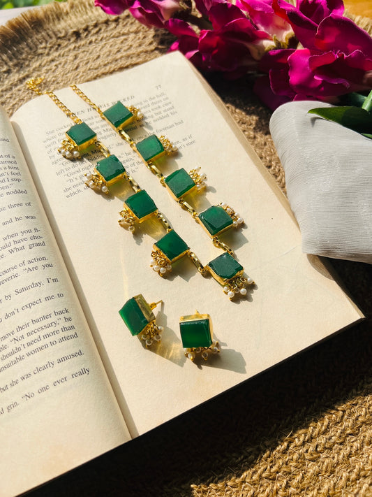 Emerald Pearl Aura Set