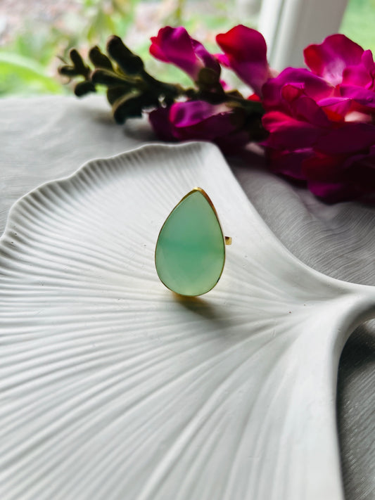 Flawless drop Ring(adjustable size) - rings