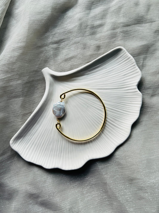 SINGLE MOP STONE BANGLE - bangles