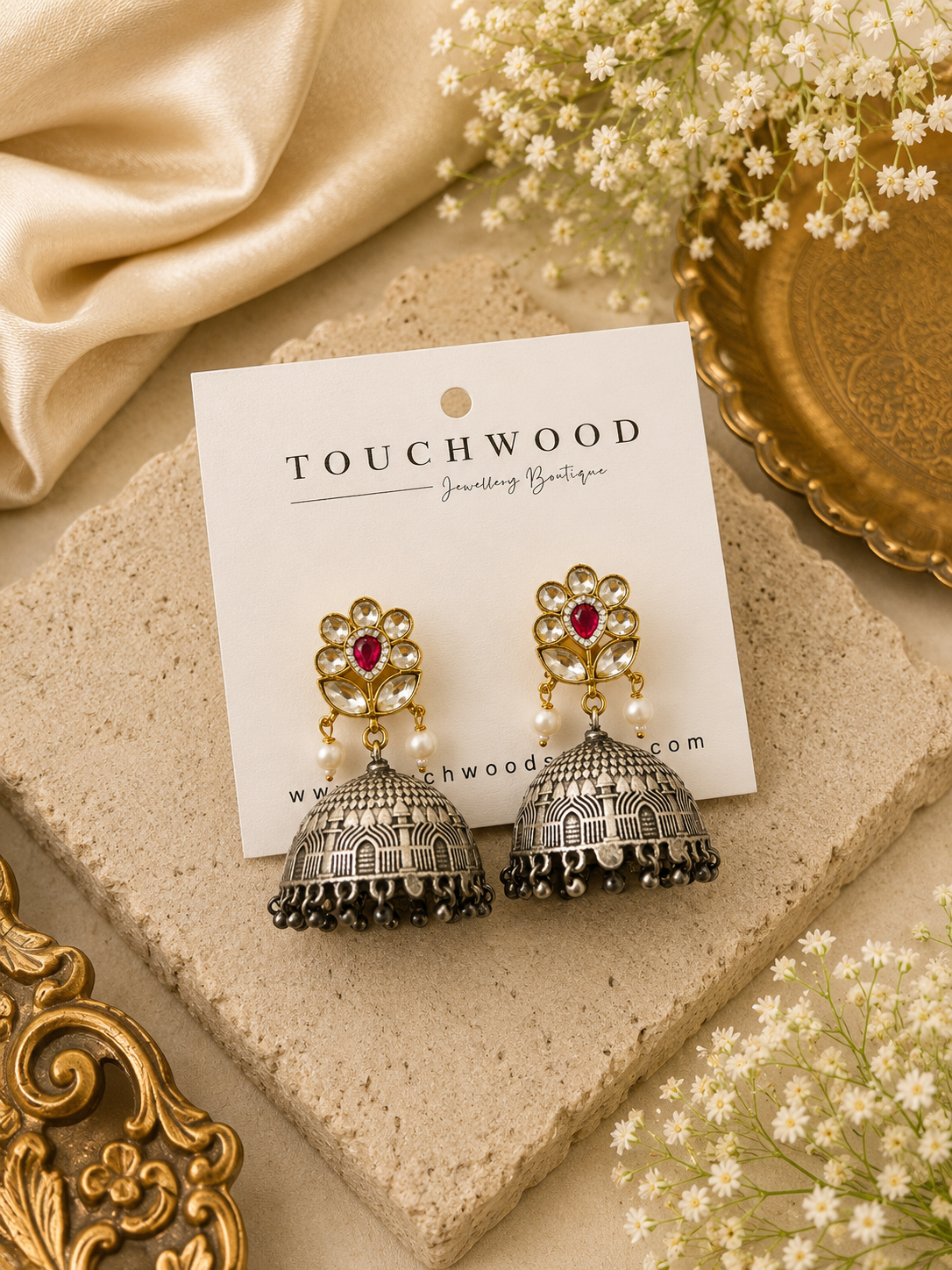 Aalaya Heritage Jhumkas