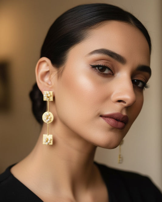 Orbit Pearl Earrings