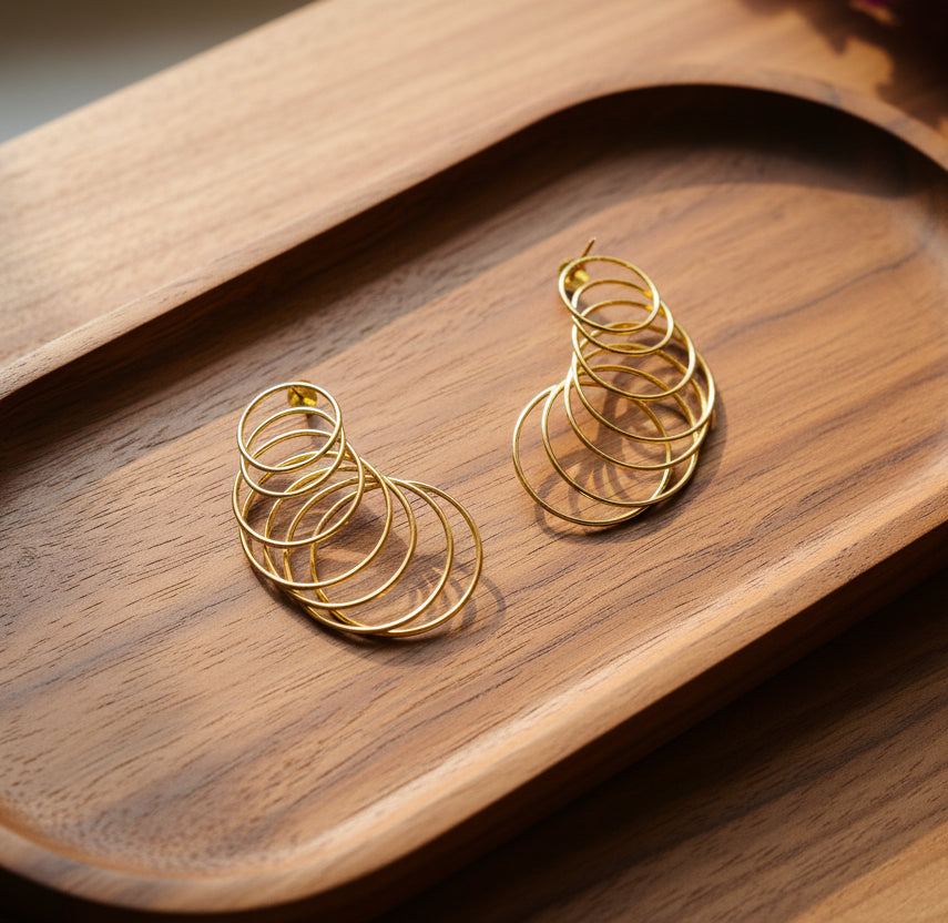 Golden Helix Studs