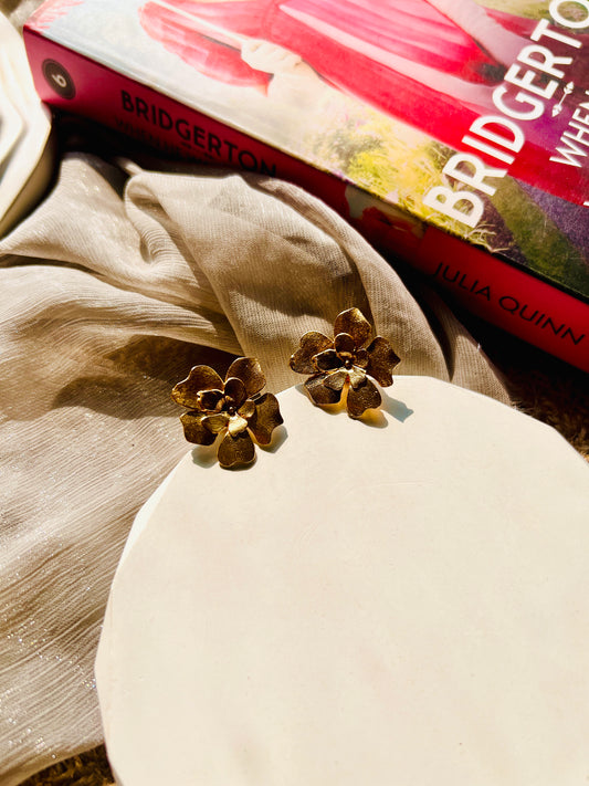Zaria Bloom Matte Studs - Earrings