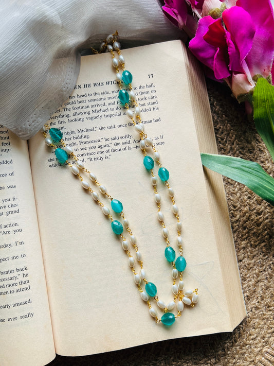 Pastel Grace Pearl Layered Necklace