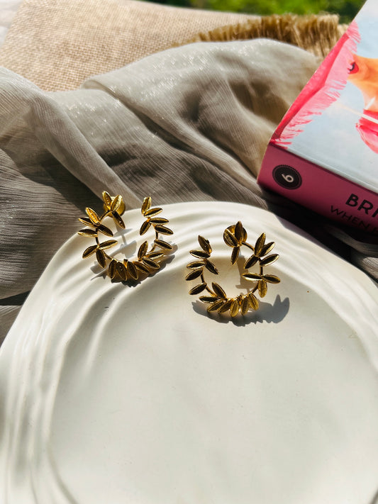Aurelia Matte Hoops - Earrings
