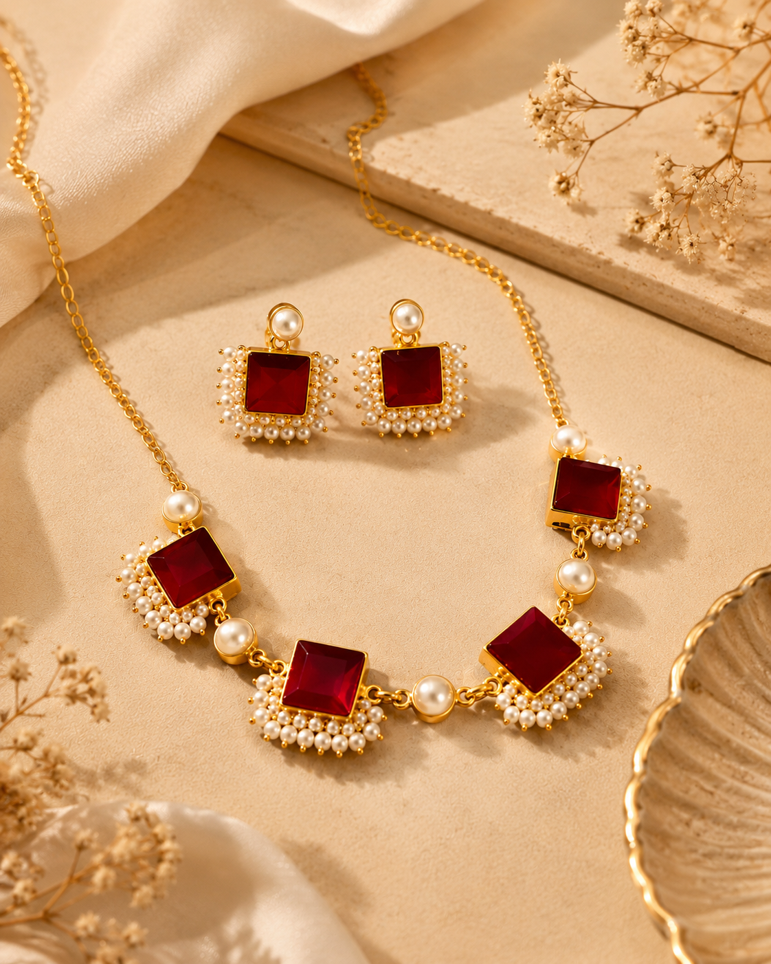 Ruby Pearl Reverie Set