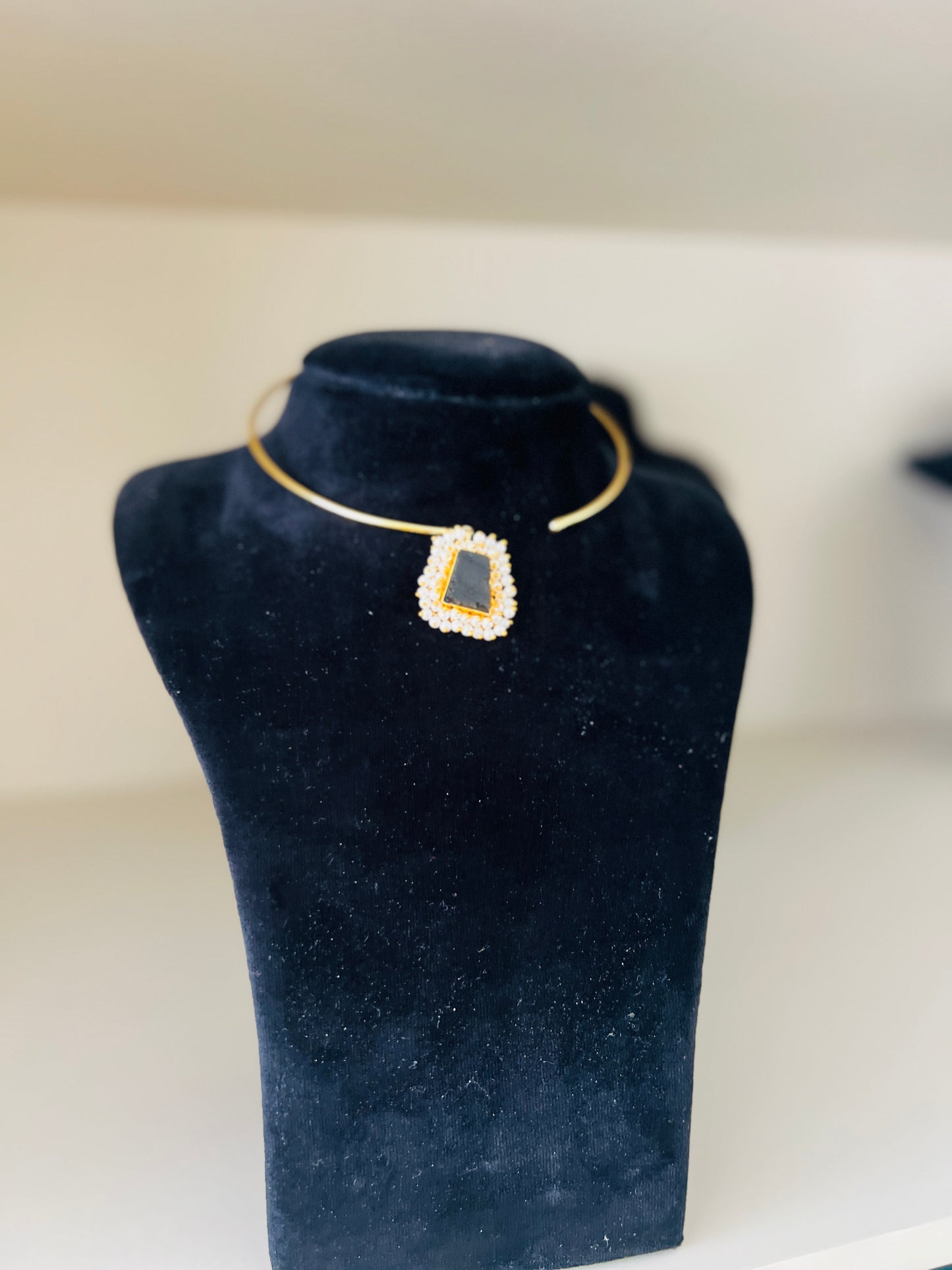 Sun Ember Stone Choker