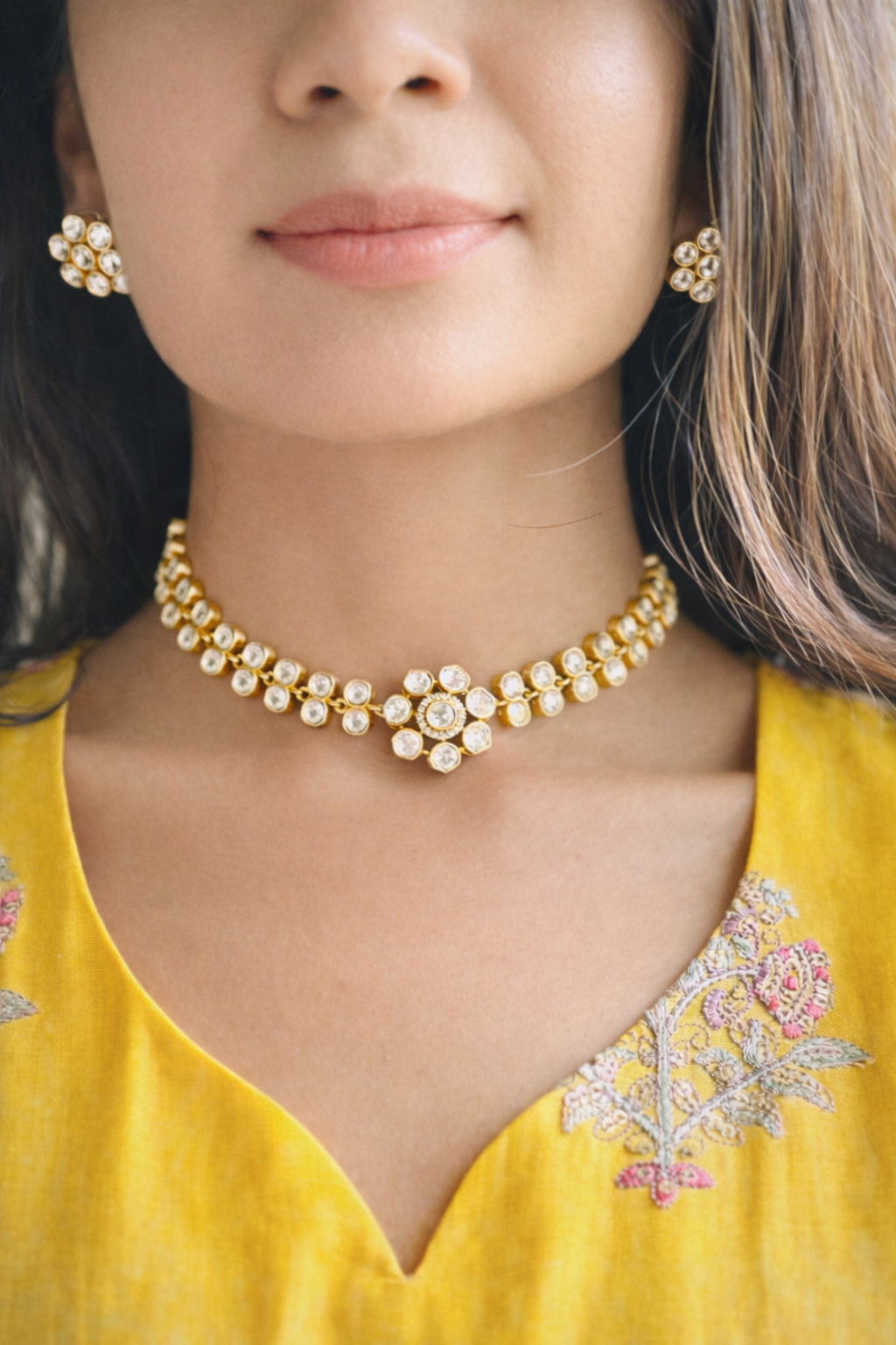 Moonlit Moissanite Choker