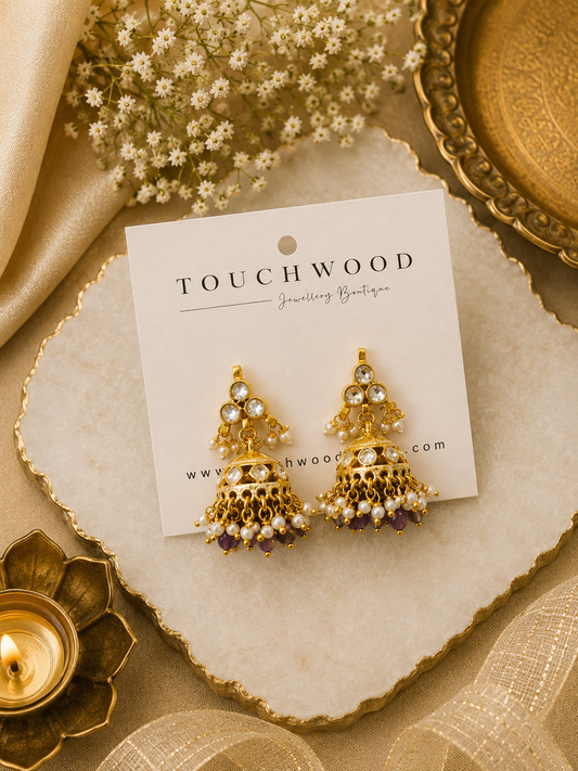 Vaidehi Pearl Jhumkas