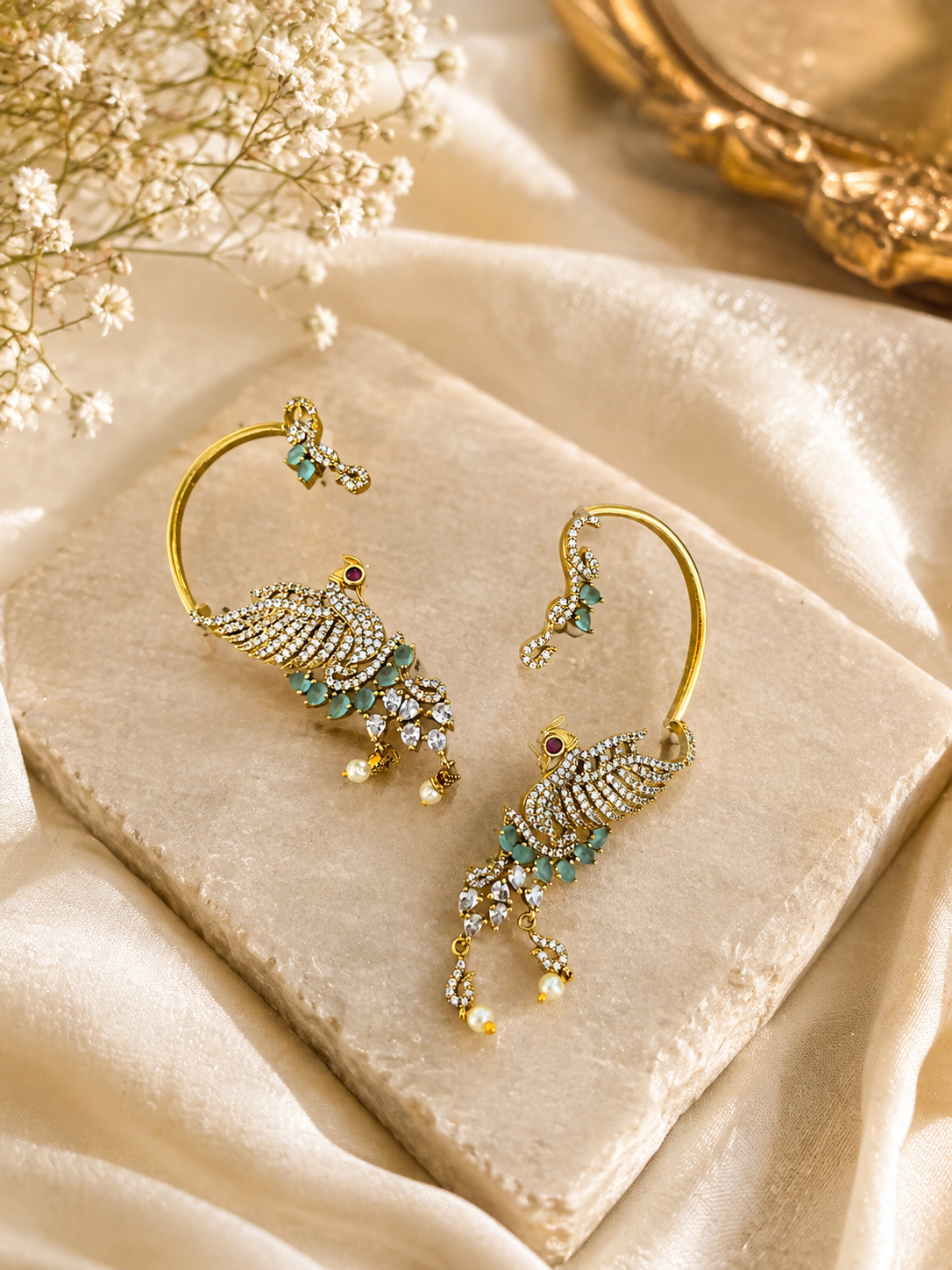 Peacock Royale Ear Cuff
