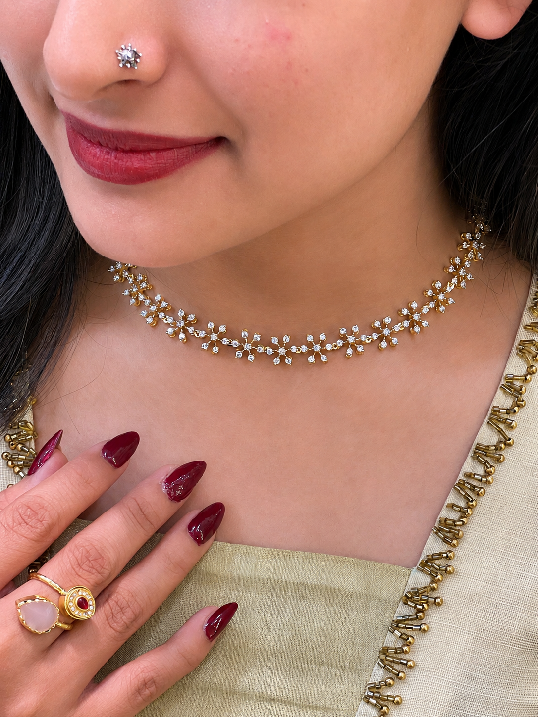 Crystal Blossom Necklace
