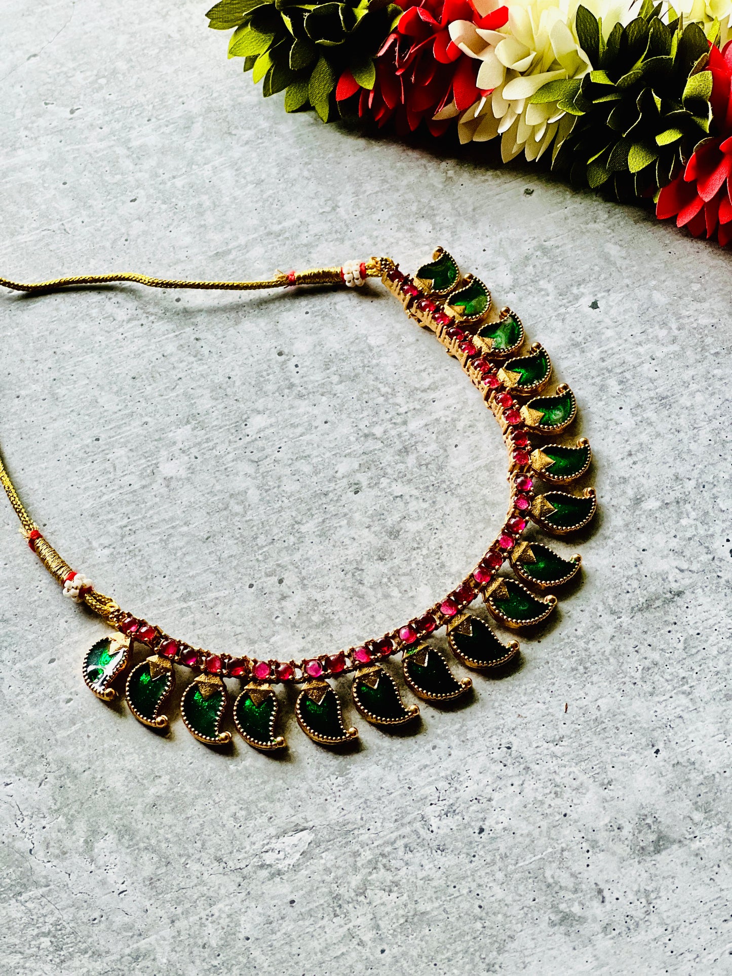 Manjari Pachila Necklace