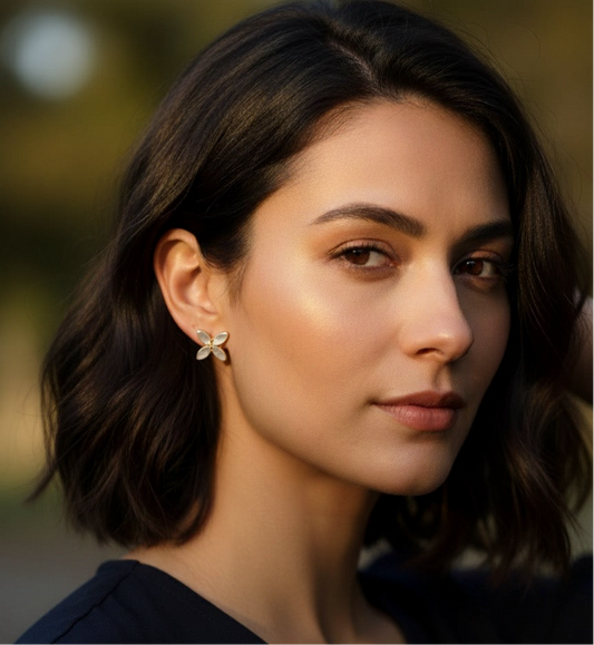 Luna Clover Studs